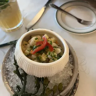 Scallop ceviche