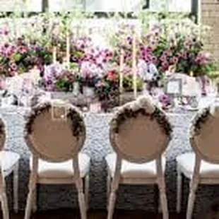 Bride and Groom Table Look Was Classic, Vintage and Sexy! We paired the Vintage Silver Flatware Pattern from their Vintage Collections