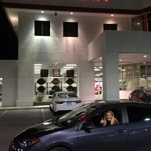 Me and my new 2016 Corolla S+ with navigation!!!