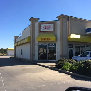 the outside of the store