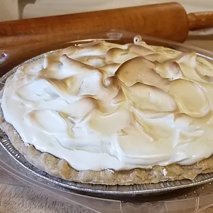 Lemon Meringue Pie at Billie Ann's Diner