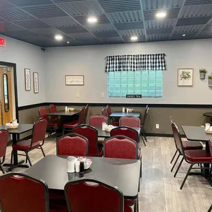 dining room recently renovated