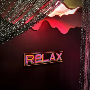 relax sign