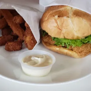 chicken wings and fried chicken, food