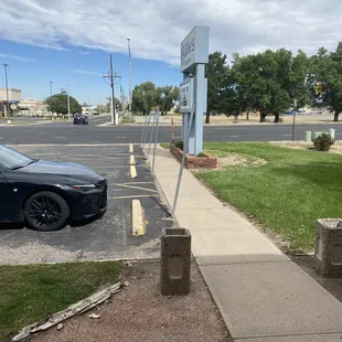 outside