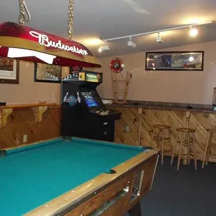 a pool table