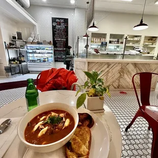 Interior view from the vantage point of Lazy Man's Cioppino