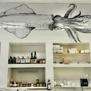 Squid decor