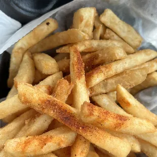 French fries with some kind of fantastic seasoning!