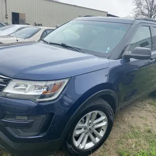 My car after getting a new fender and headlight.  Looking better than new