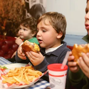 burgers, food