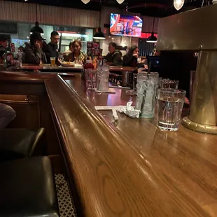 Bar was a mess