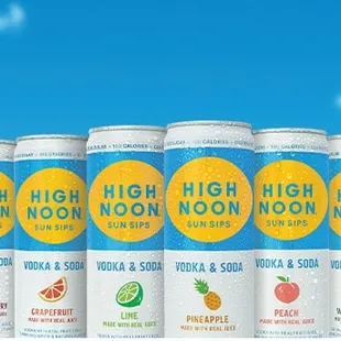 High Noon Vodka Seltzer Variety