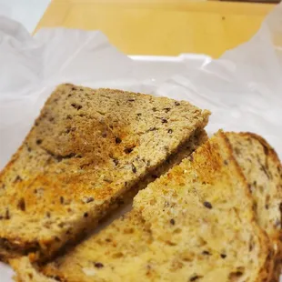 two slices of bread