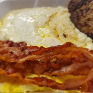 bacon and eggs
