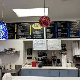 Basic menu, reasonable prices. Score!