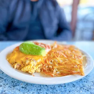 a closeup of a plate of food