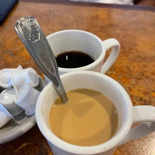 I like lots of creamer!