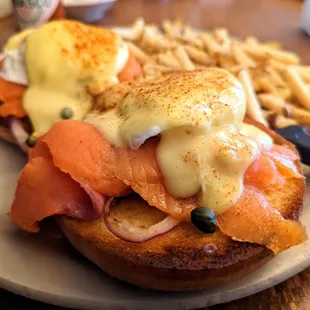 Salmon Eggs Benedict