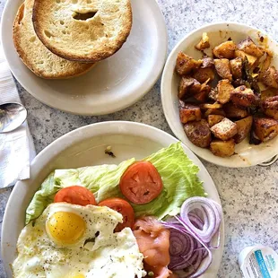Fresh Lox and Bagel