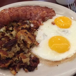 Corned Beef Hash & Eggs