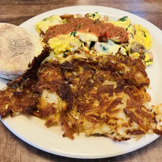 Chicken Apple Sausage & Eggs