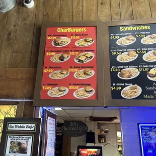 CharBurger Menu