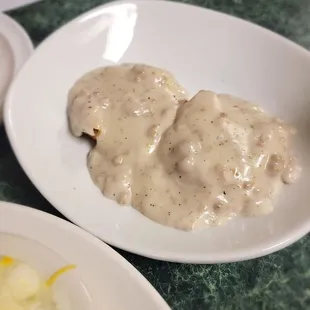 Sausage Gravy Biscuit
