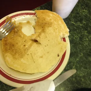 Two bites from a kid that will eat pretty much anything