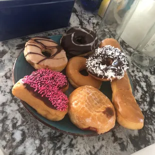 Donut, food,  Regular Dozen Donuts Assorted Raised Donut Assorted Old Fashion Donut Maple Bar