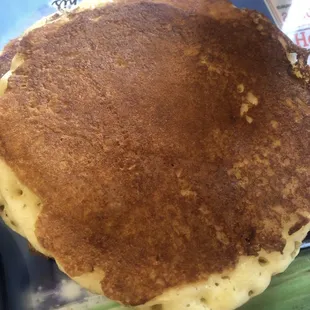 a pancake on a plate