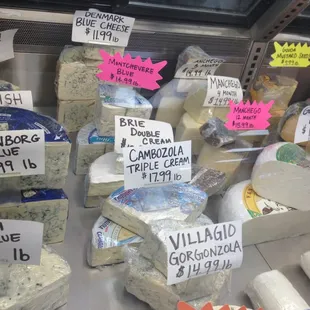 Cheeses galore