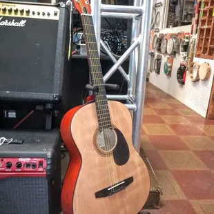 Johnson student acoustic guitar. $109.99