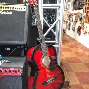 Johnson acoustic guitar. $109.99