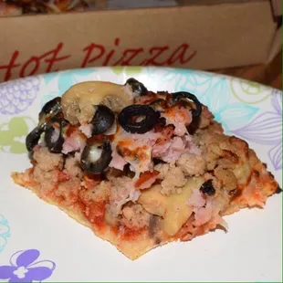 Bill's Pub Special (square slice): Bill's Pizza Pub