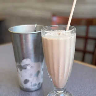 Chocolate milk shake