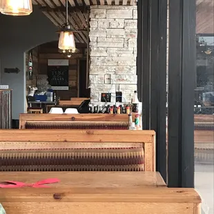 the dining area