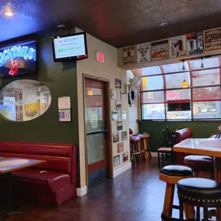 the interior of a restaurant