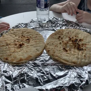 Warm naan