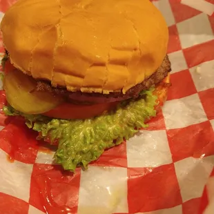 Panther Special. Their small hamburger.