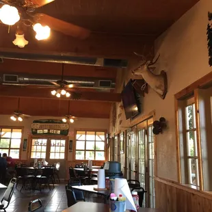 Laid back place but clean.