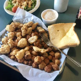 Chicken Bite Basket w/ Fried Okra