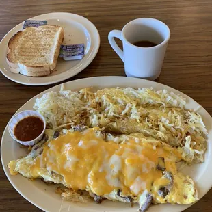 Carne Asada Omelette