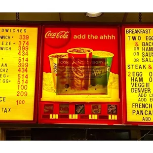 Simple Menu @ Billy Goat Tavern &amp; Grill! near United Center! Great Sandwiches &amp; Breakfasts! Cheezborger! Cheezborger! Cheezborger!