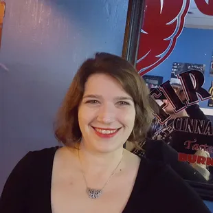 My lovely girl gonna be a fun time cause its an hour wait wowzers