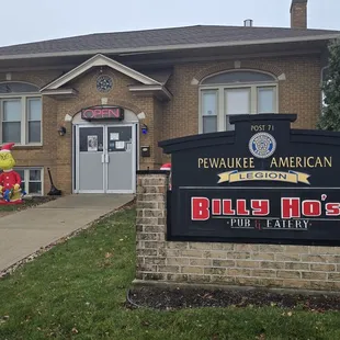 Front of building
