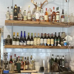 Wine and liquor selections