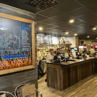 Order at the bar counter