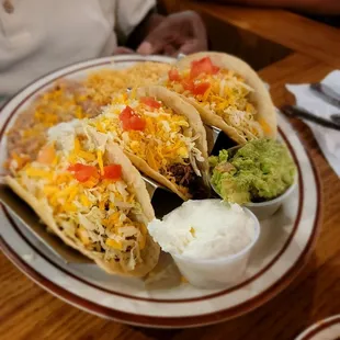 3 taco platter