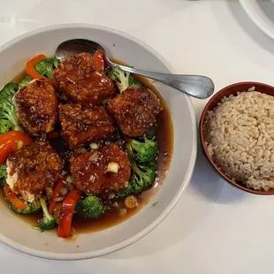 Crispy Salmon with garlic